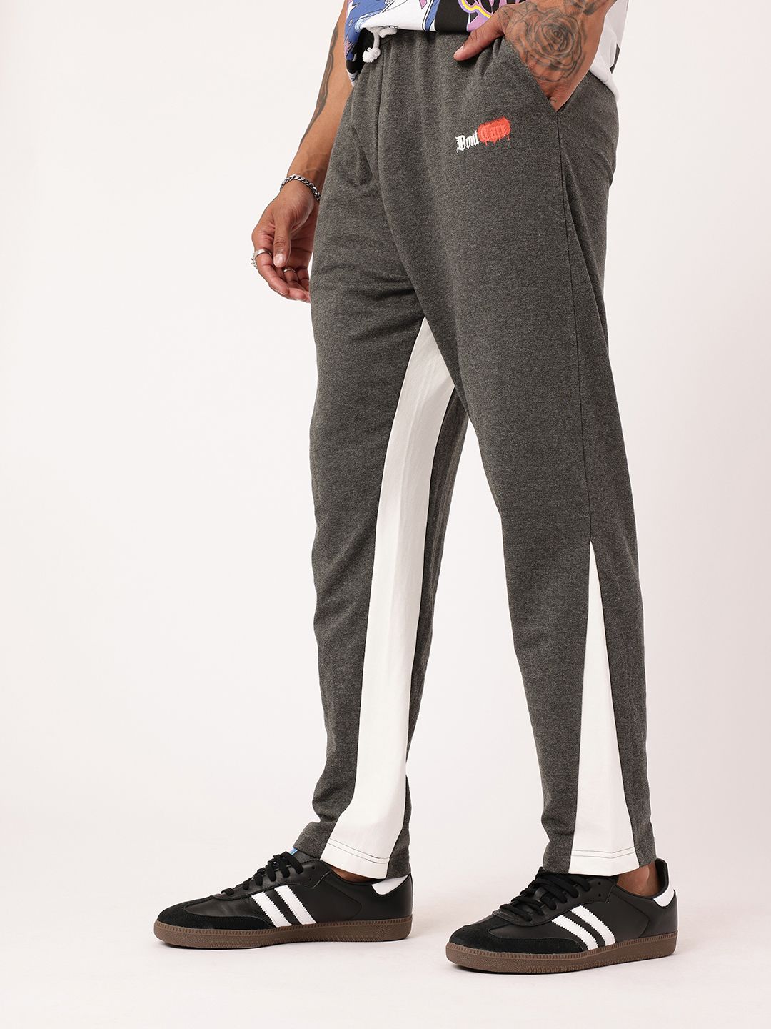 Kook N Keech Men Street Edge Relaxed Fit Striped Track Pants-picture-39