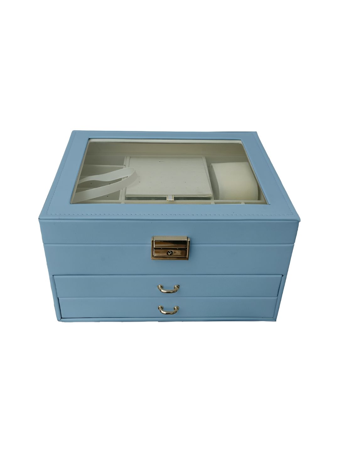 Cortina Blue Set of 1 Regular Jewellery Organiser Organisers-image-13