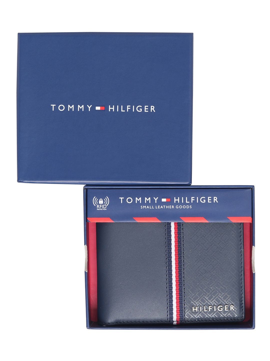 Tommy Hilfiger Men Printed Leather Two Fold Wallet-image-29