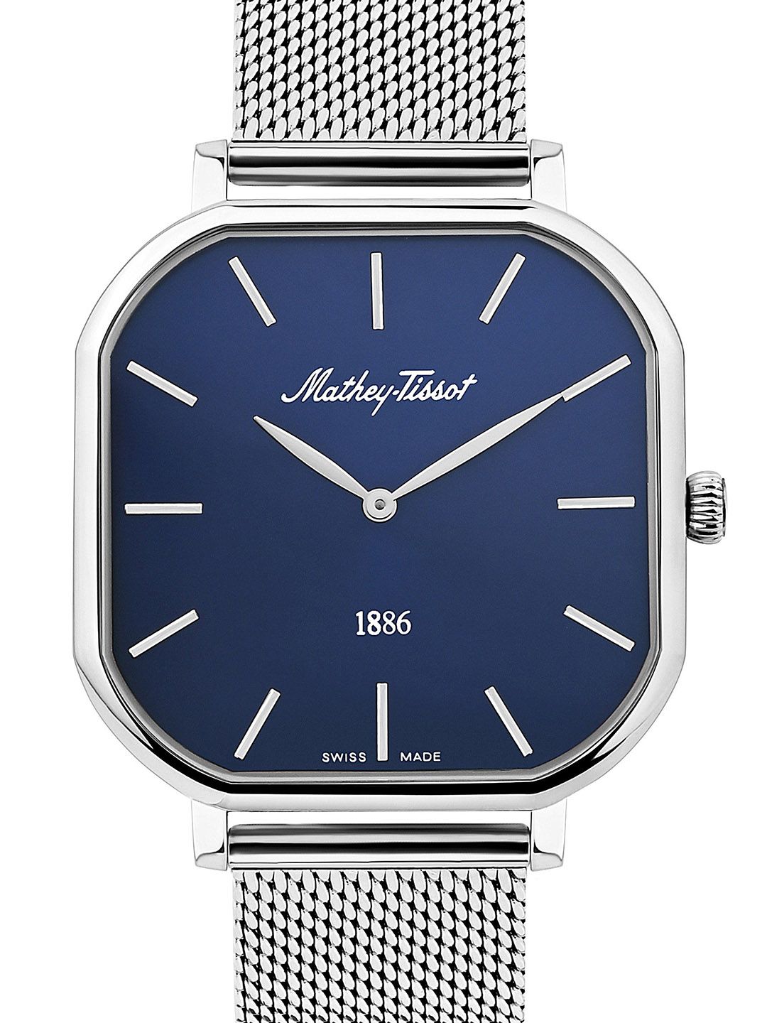Mathey-Tissot Men Dial & Stainless Steel Bracelet Style Straps Analogue Watch H7917ABU-picture-58