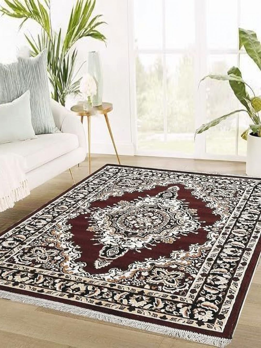 SANA CARPET Brown Anti-Skid Cotton Carpet-picture-20