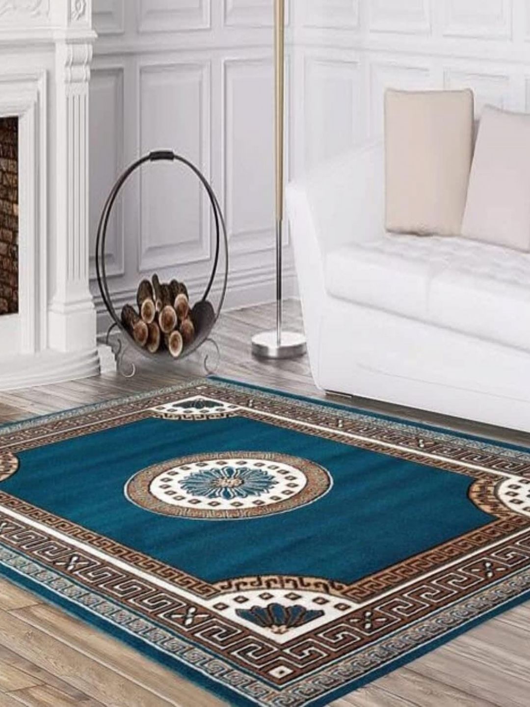 SANA CARPET Blue Anti-Skid Cotton Carpet-picture-18