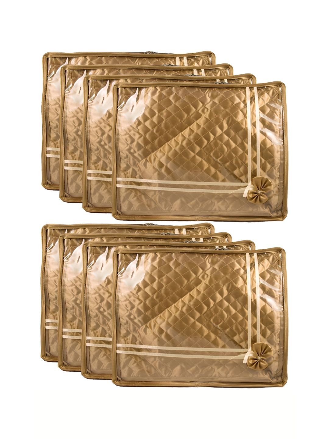 atorakushon Gold-Toned Set of 6 Reusable Multi-Utility Organisers-image-32