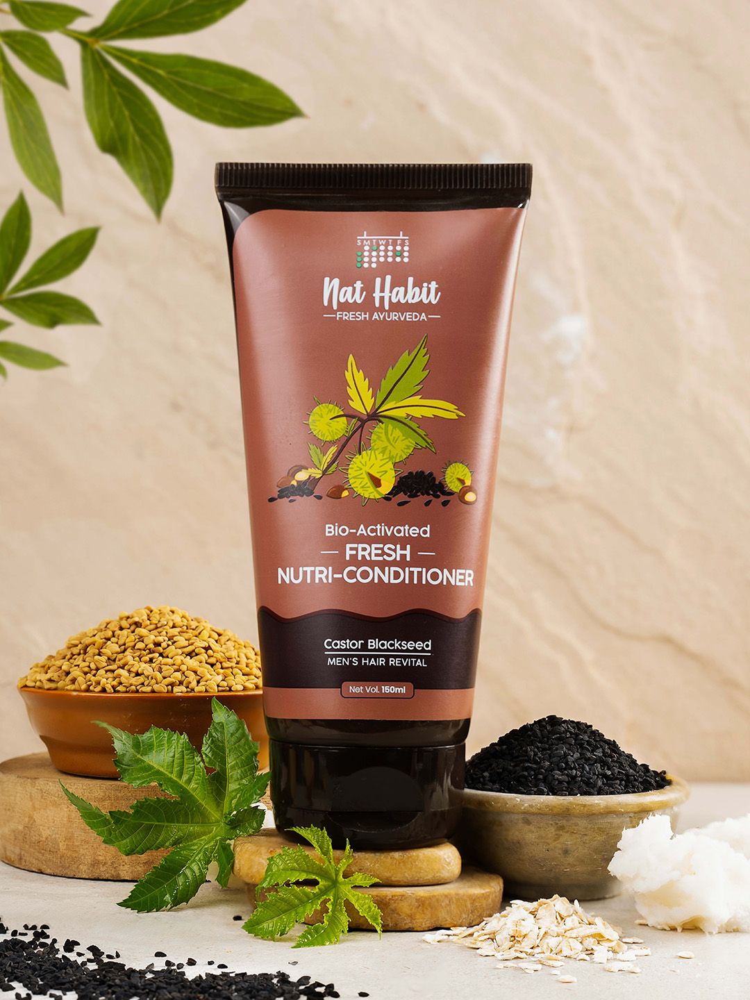 Nat Habit Bio Activated Fresh Nutri Conditioner With Castor & Curd - 150ml-picture-15