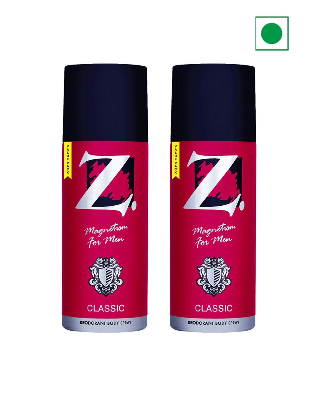 Z-MAGNETISM FOR MEN Classic Set Of 2 Long Lasting Deodorant Body Spray -175ml(116.6g) Each-picture-15