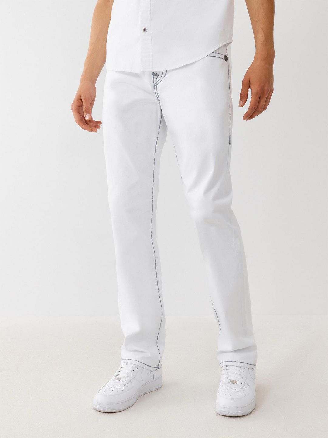 True Religion Super T Ricky Solid Straight Fit Mid-Rise Jeans-picture-19