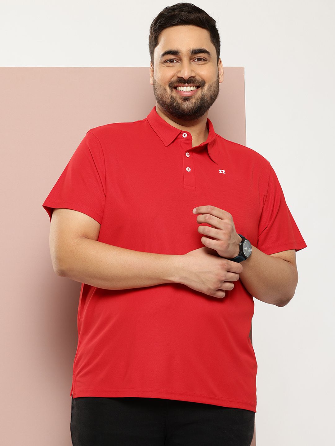 Sztori Men Plus Size Polo Collar T-shirt-picture-54