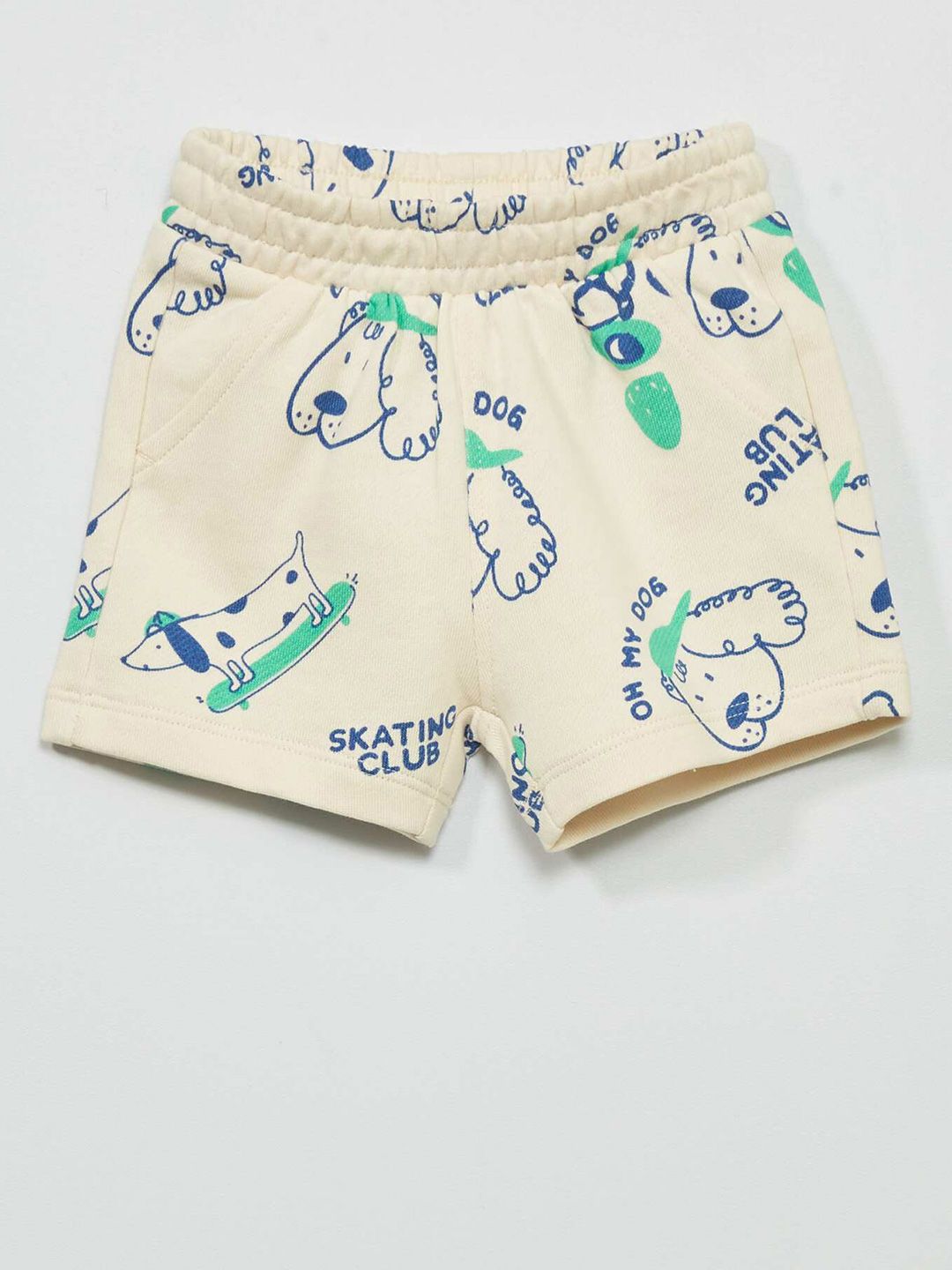 KIABI Boys Printed Mid-Rise Relaxed Fit Shorts-picture-27