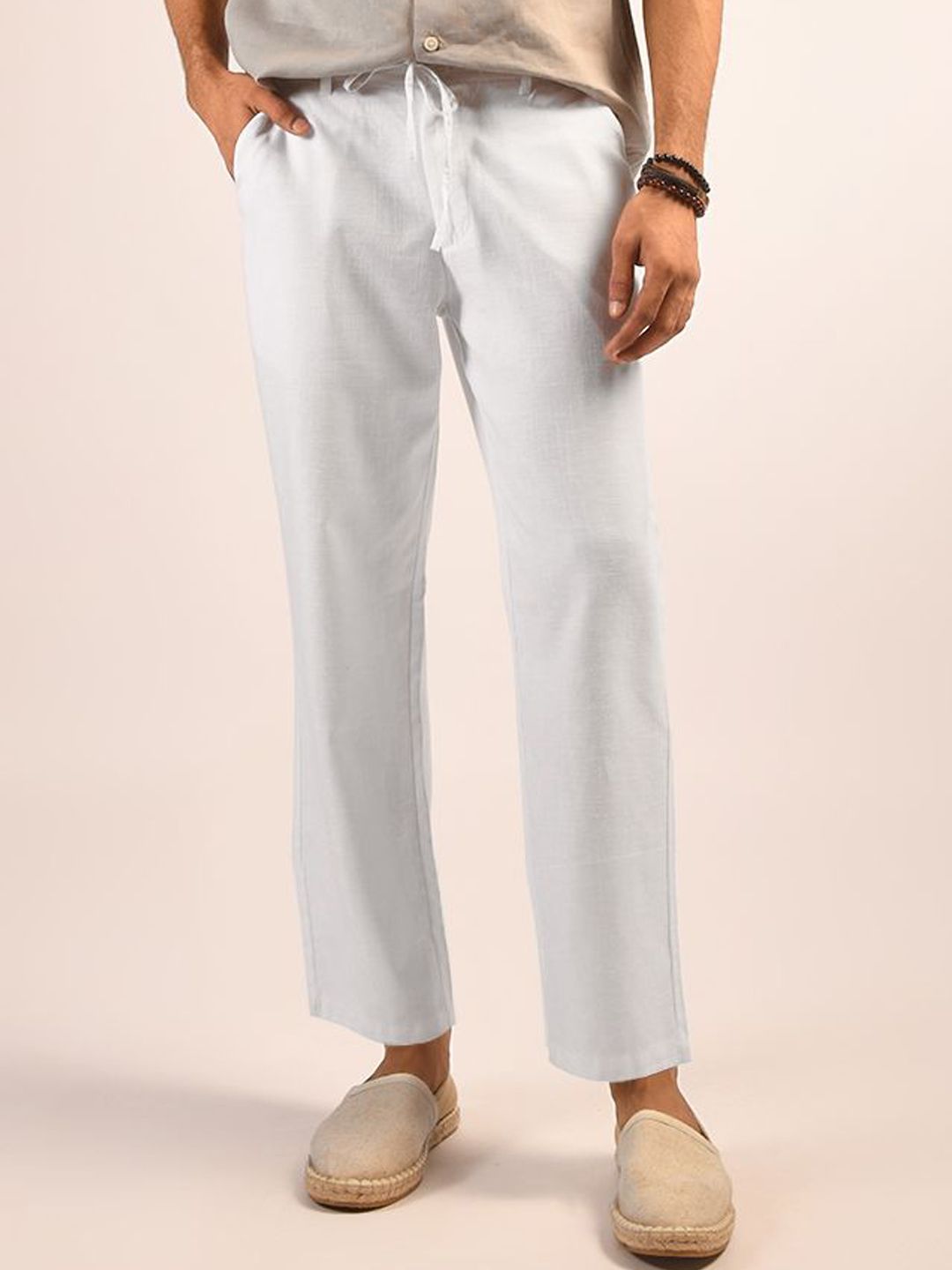 KINGDOM OF WHITE Men Mid-Rise Lounge Pants
