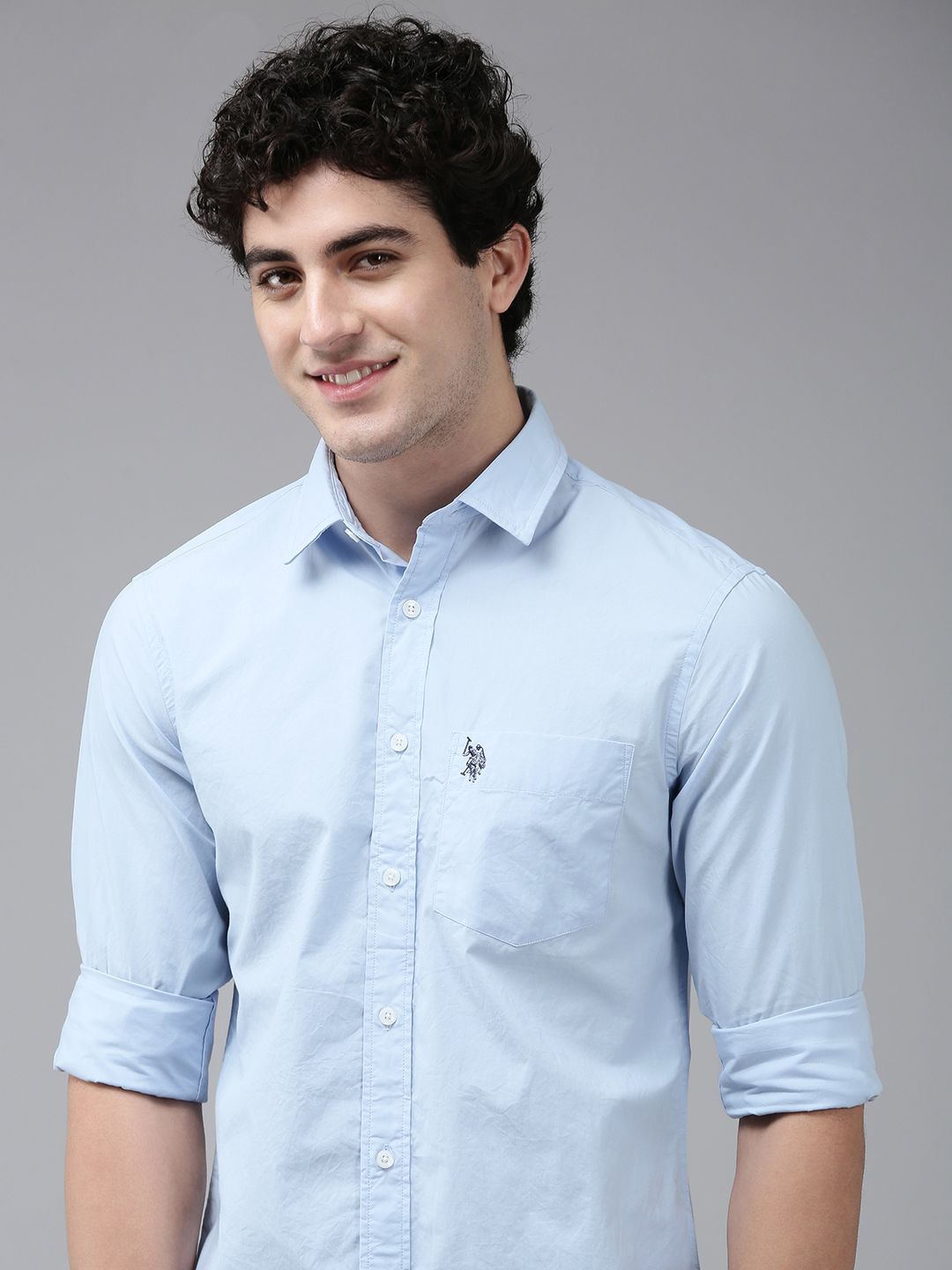 U.S. Polo Assn. Pure Cotton Tailored Fit Casual Shirt