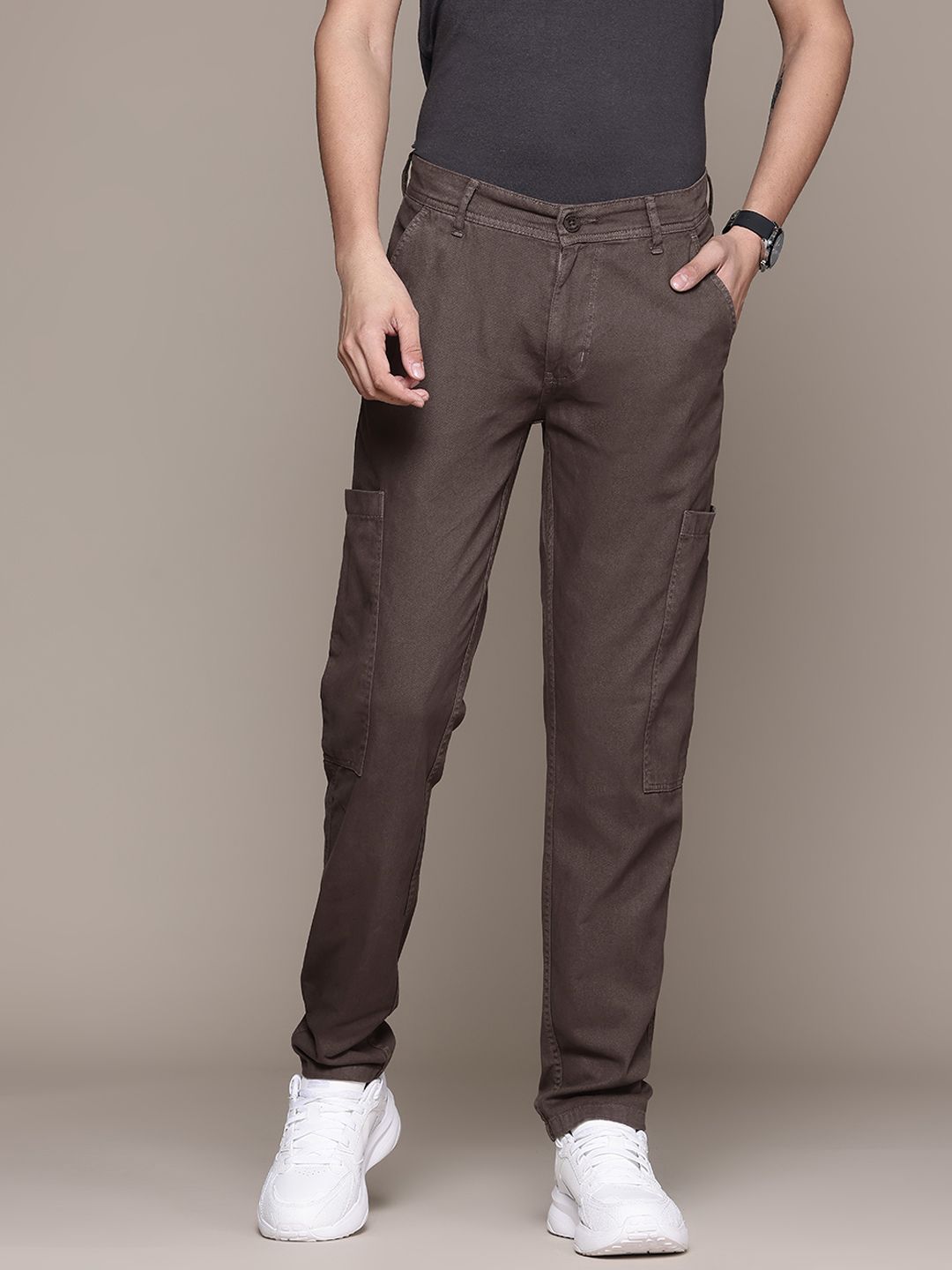 The Roadster Lifestyle Co. Men Relaxed Fit Cargos-picture-34
