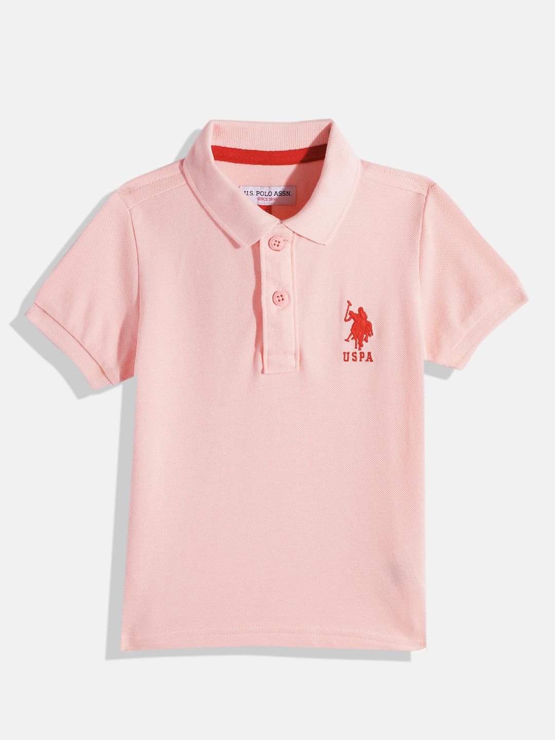 U.S. Polo Assn. Kids Boys Polo Collar Pure Cotton T-shirt-picture-30