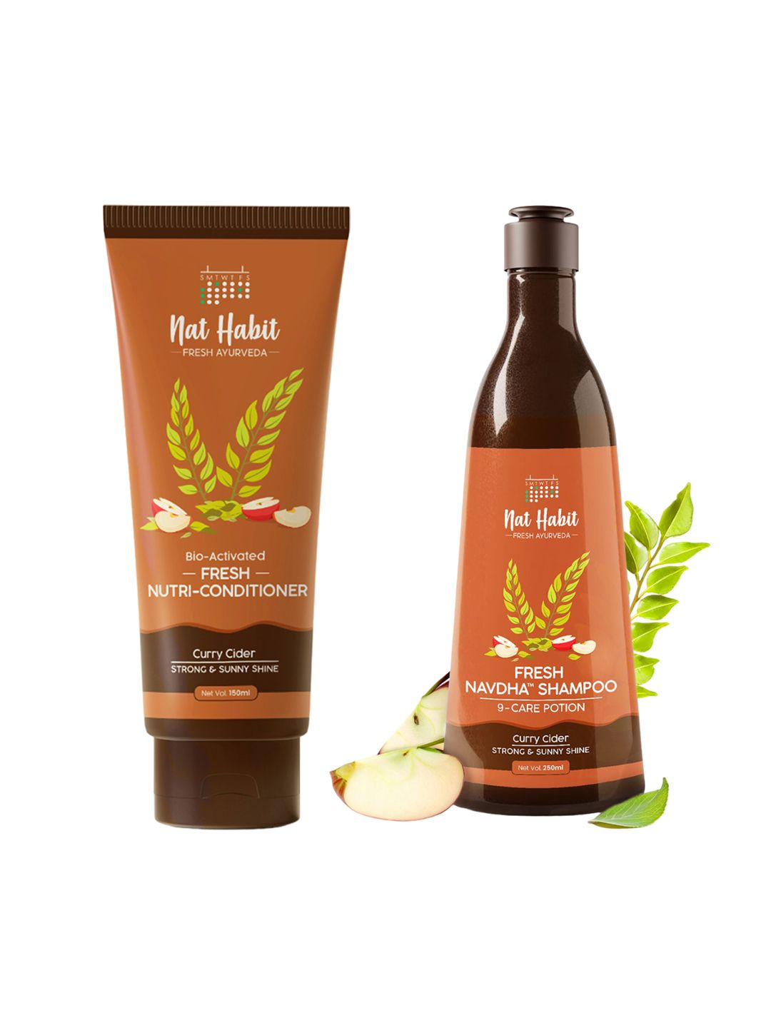 Nat Habit Curry Cider Shampoo & Conditioner Hair Care Combo-picture-29