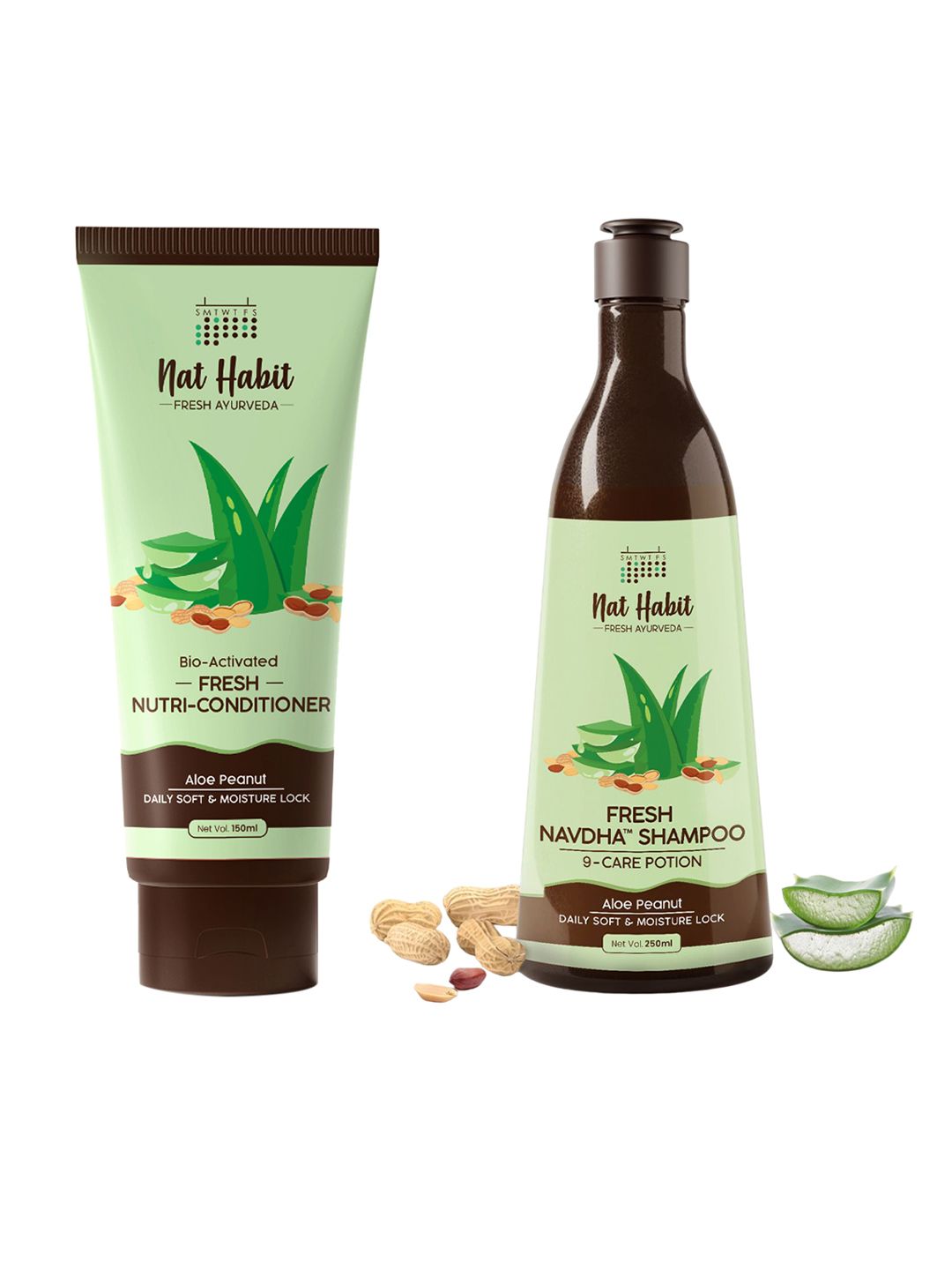 Nat Habit Aloe Peanut Shampoo & Conditioner Hair Care Combo-picture-25