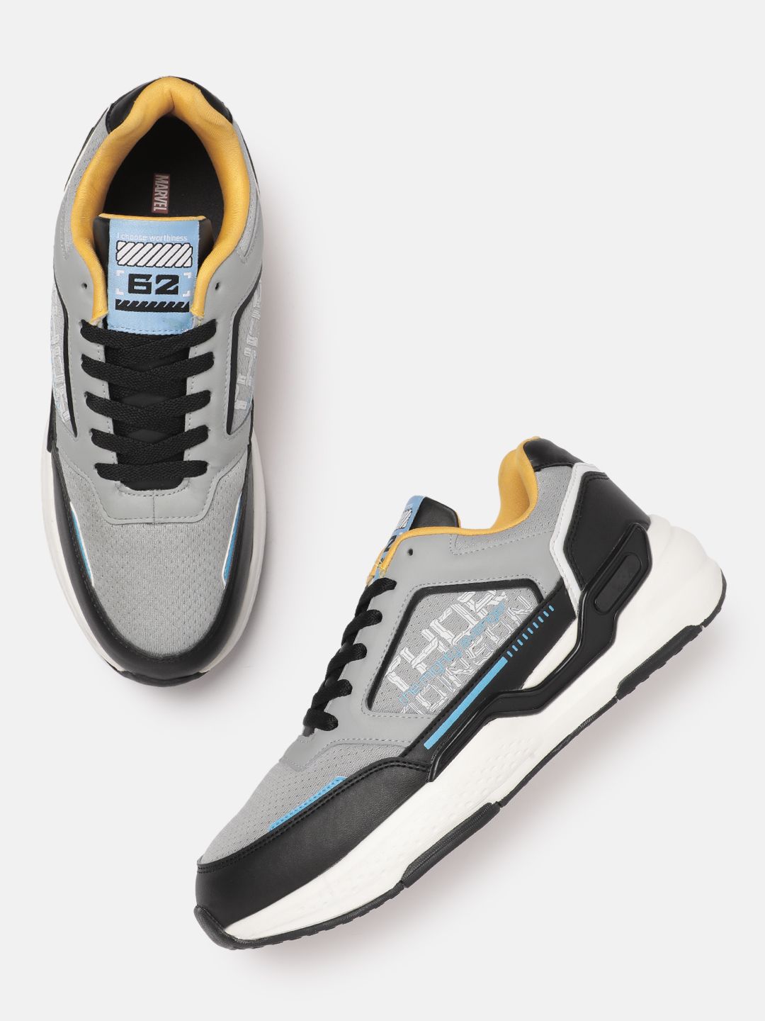 MARVEL STREET Men Colourblocked Sneakers-picture-24