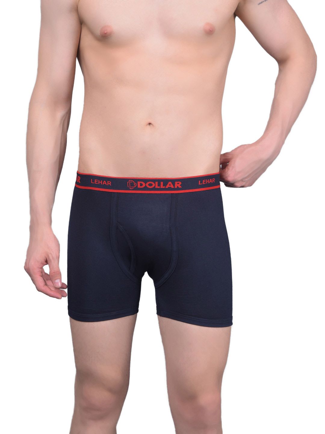 Dollar Lehar Mens Combed Cotton Trunk - Pack of 1 - Assorted-picture-30