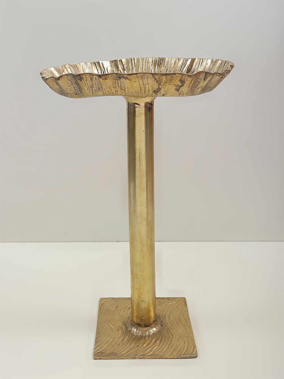Exotic India Brass Mushroom Urli Stand-image-13
