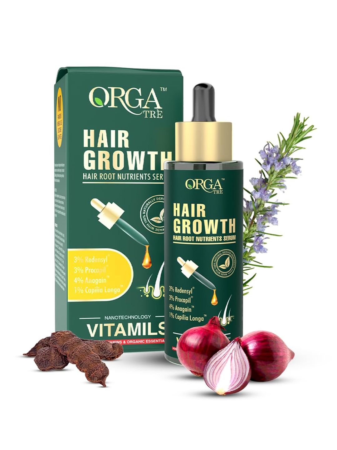 Orgatre Hair Growth Serum With 3% Redensyl-50ml-image-45