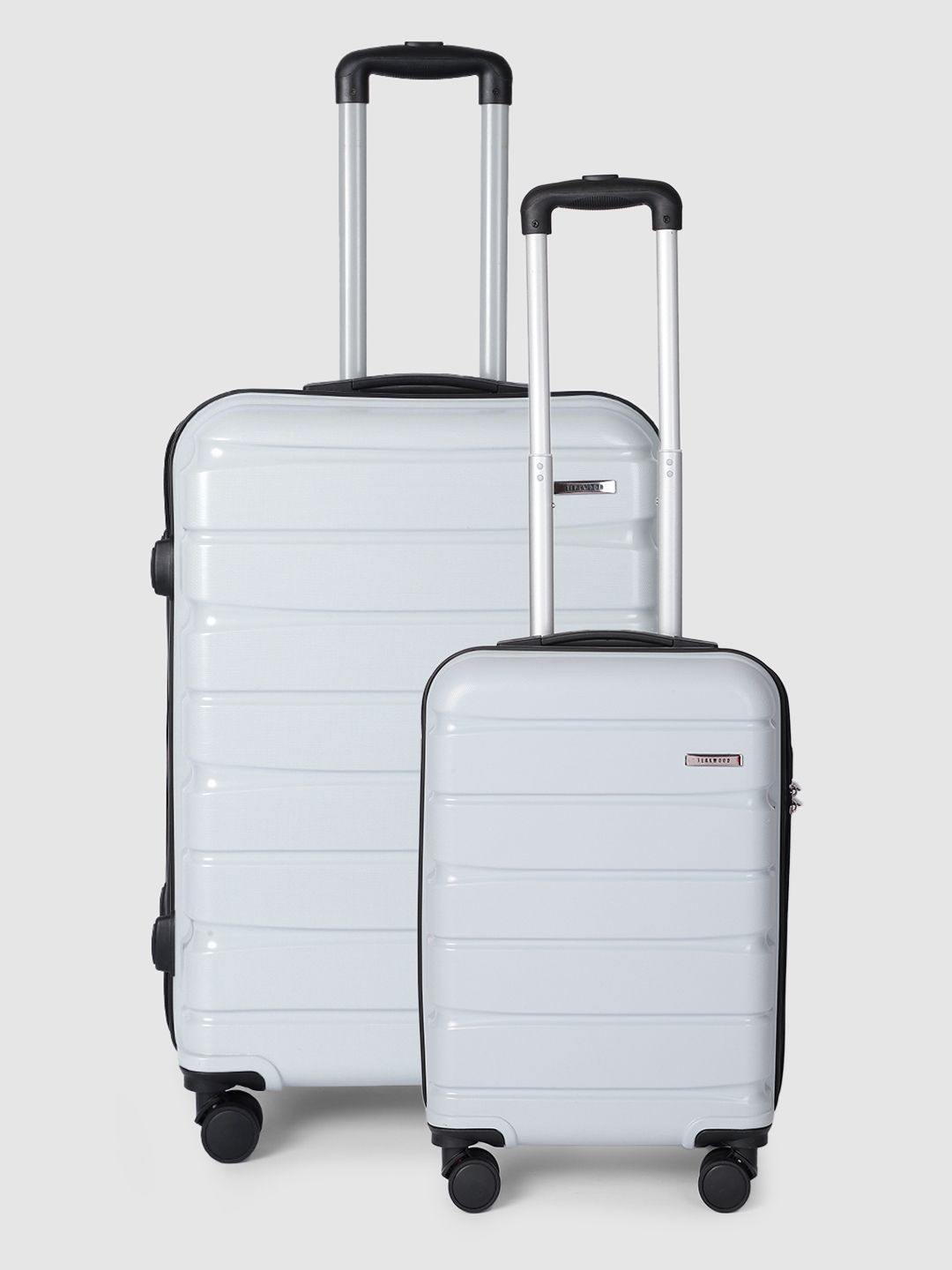 Teakwood Leathers India Set of 2 Textured 360 Degree Rotation Hard-Sided Trolley Bags 57 L-picture-56
