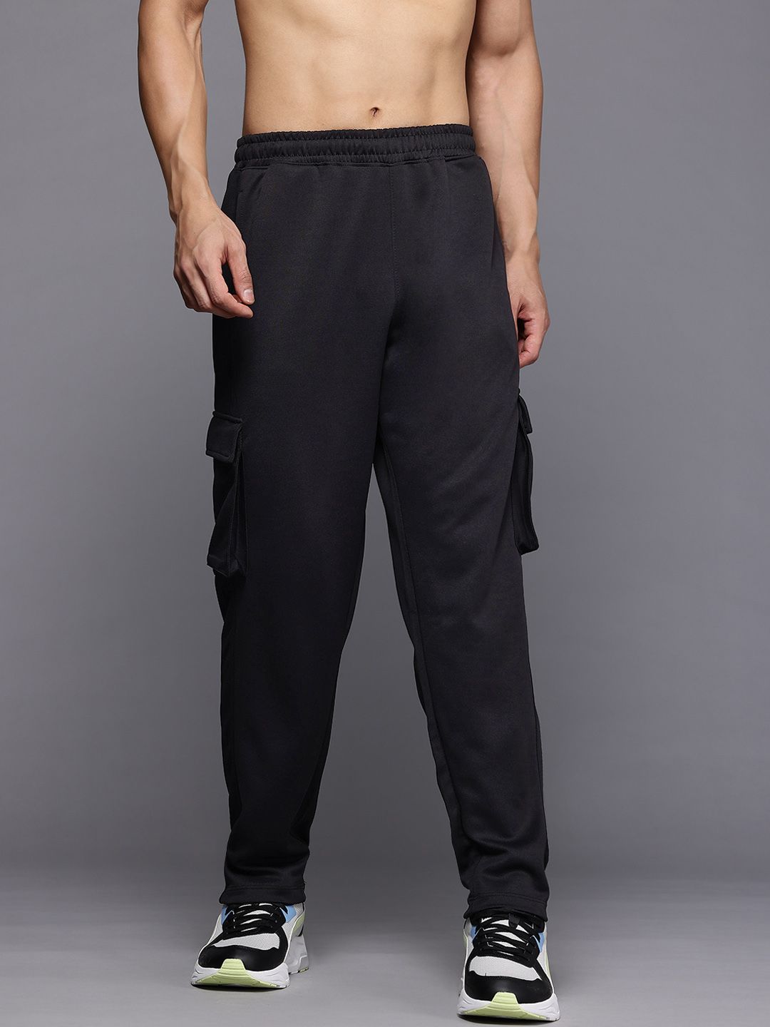 HRX by Hrithik Roshan Men Rapid Dry Cargo-Style Training Track Pants-picture-37