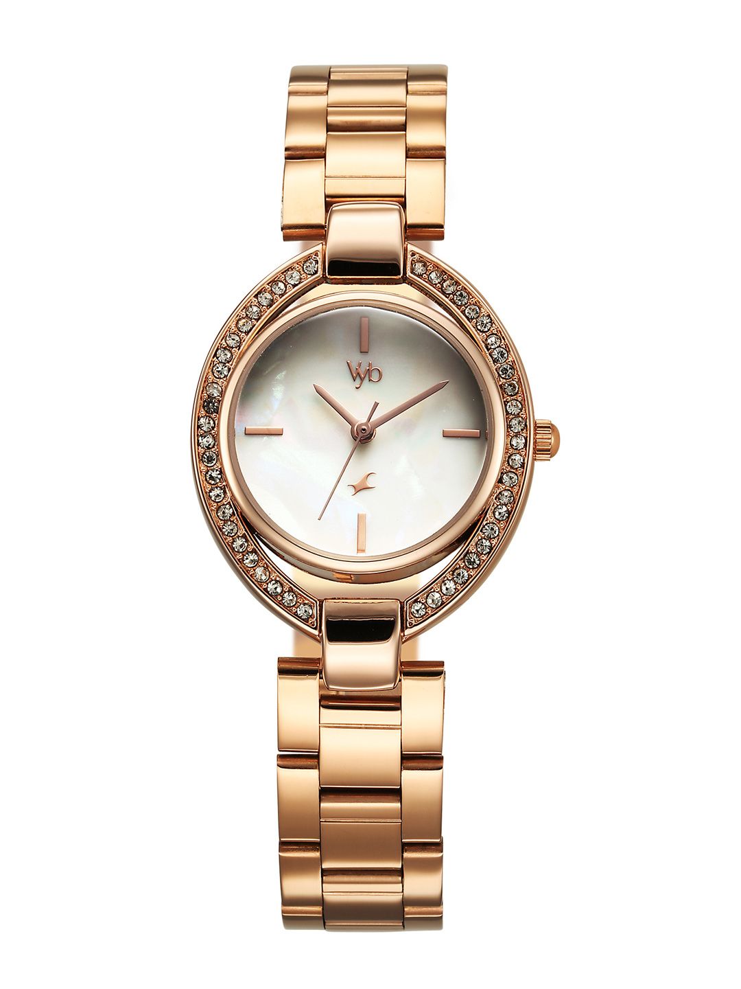 Fastrack Women Vyb Celeste Bracelet Style Analogue Watch FV60043WM01W