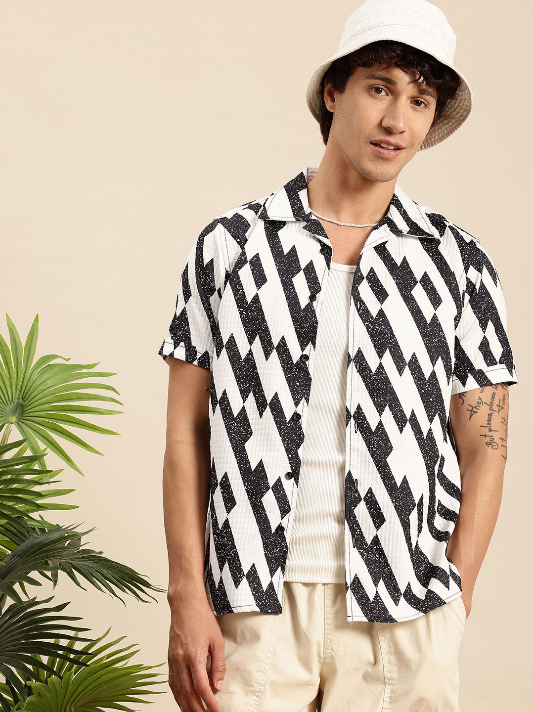 Mast & Harbour Men Slim Fit Printed Casual Shirt-picture-20