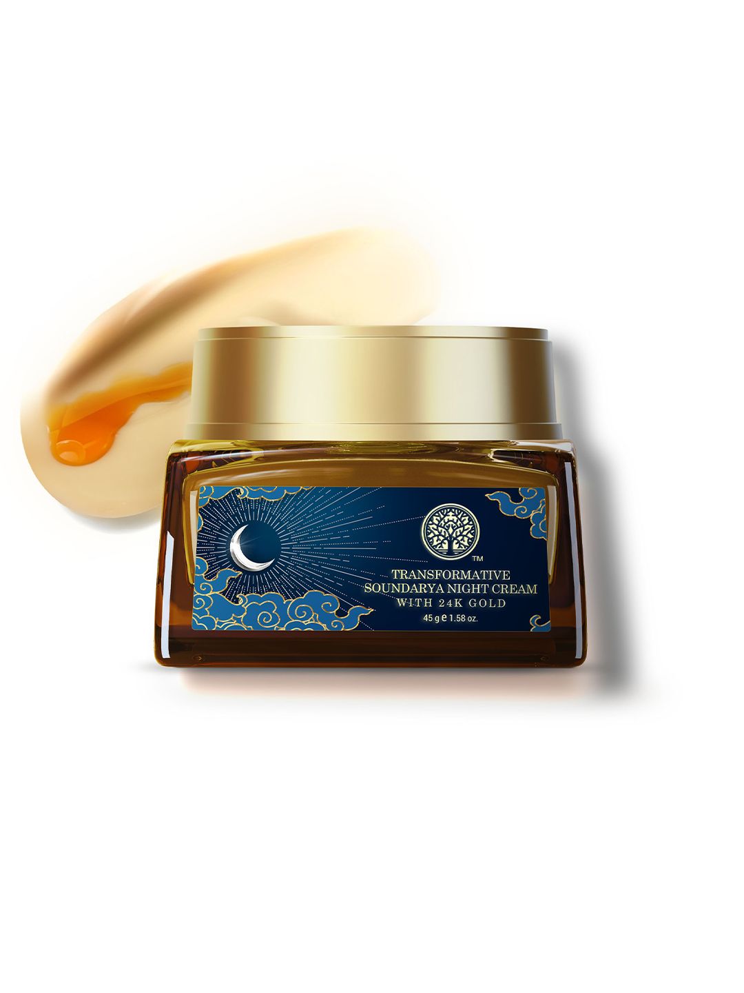 Forest Essentials Transformative Soundarya Anti Ageing Night Cream With 24K Gold - 45g-image-7
