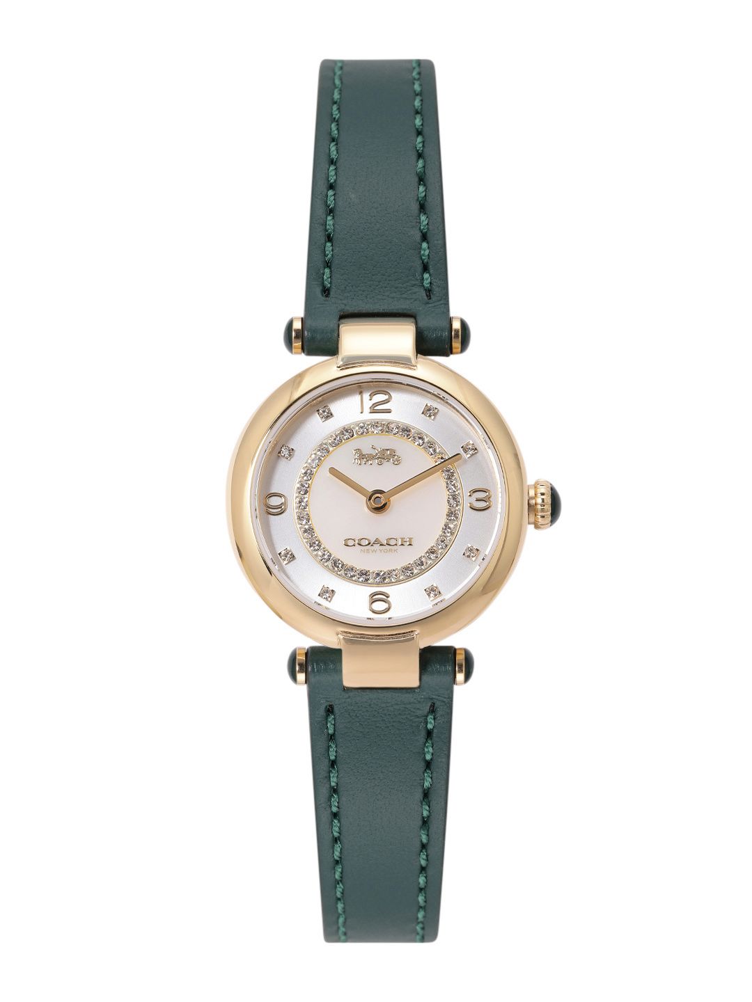 Coach Women Cary Mother Of Pearl Embellish Dial & Leather Straps Analogue Watch 14503894-picture-55