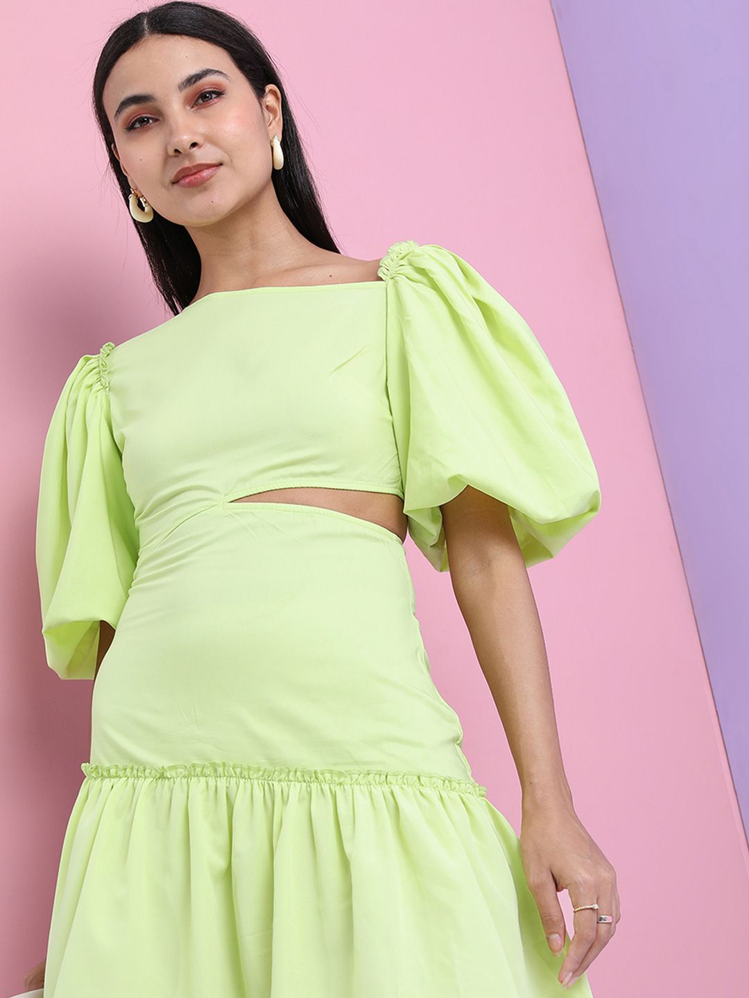 Tokyo Talkies Solid Cut-Outs Detail Sheath Mini Dress-picture-18