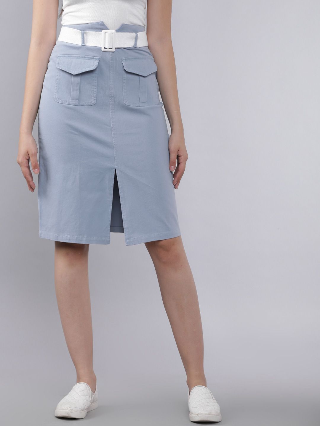 Tokyo Talkies A-Line Knee Length Skirts-picture-36