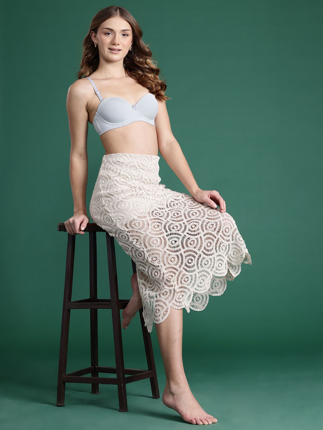 DressBerry Full Coverage Lightly Padded Balconette Bra