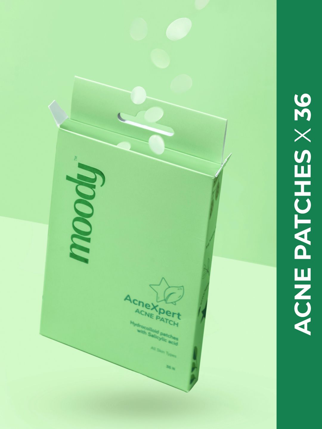 MOODY AcneXpert Face Acne Pimple Patches With Hydrocolloid & Salicylic Acid-36 N-image-39