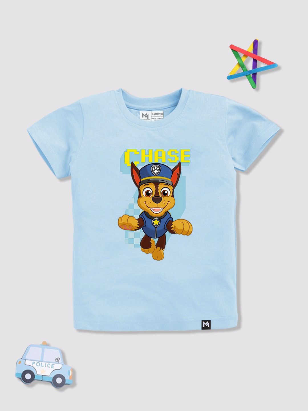 YK X Minute Mirth Infant Boys Paw Patrol Printed Pure Cotton T-shirt-picture-14