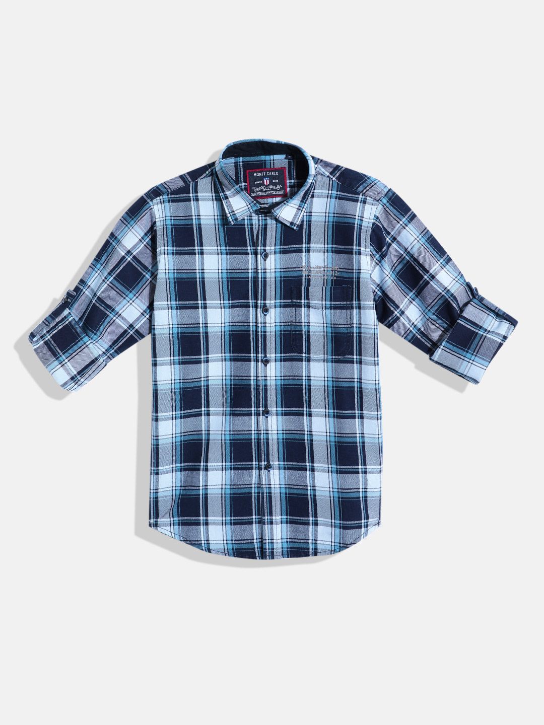 Monte Carlo Boys Checked Casual Smart Fit Shirt-picture-56