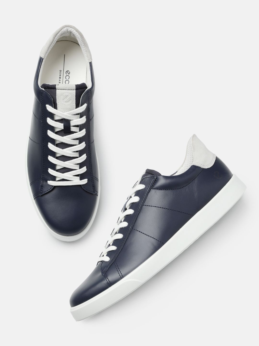 ECCO Men Leather Casual Sneakers-picture-38