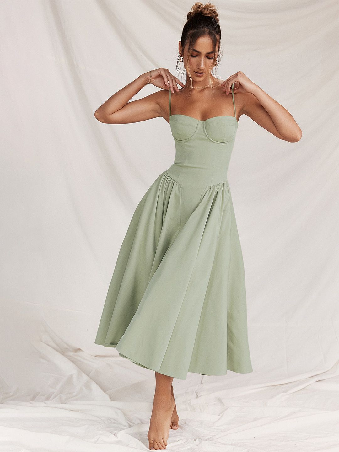 bebe Print A-Line Dress-picture-21