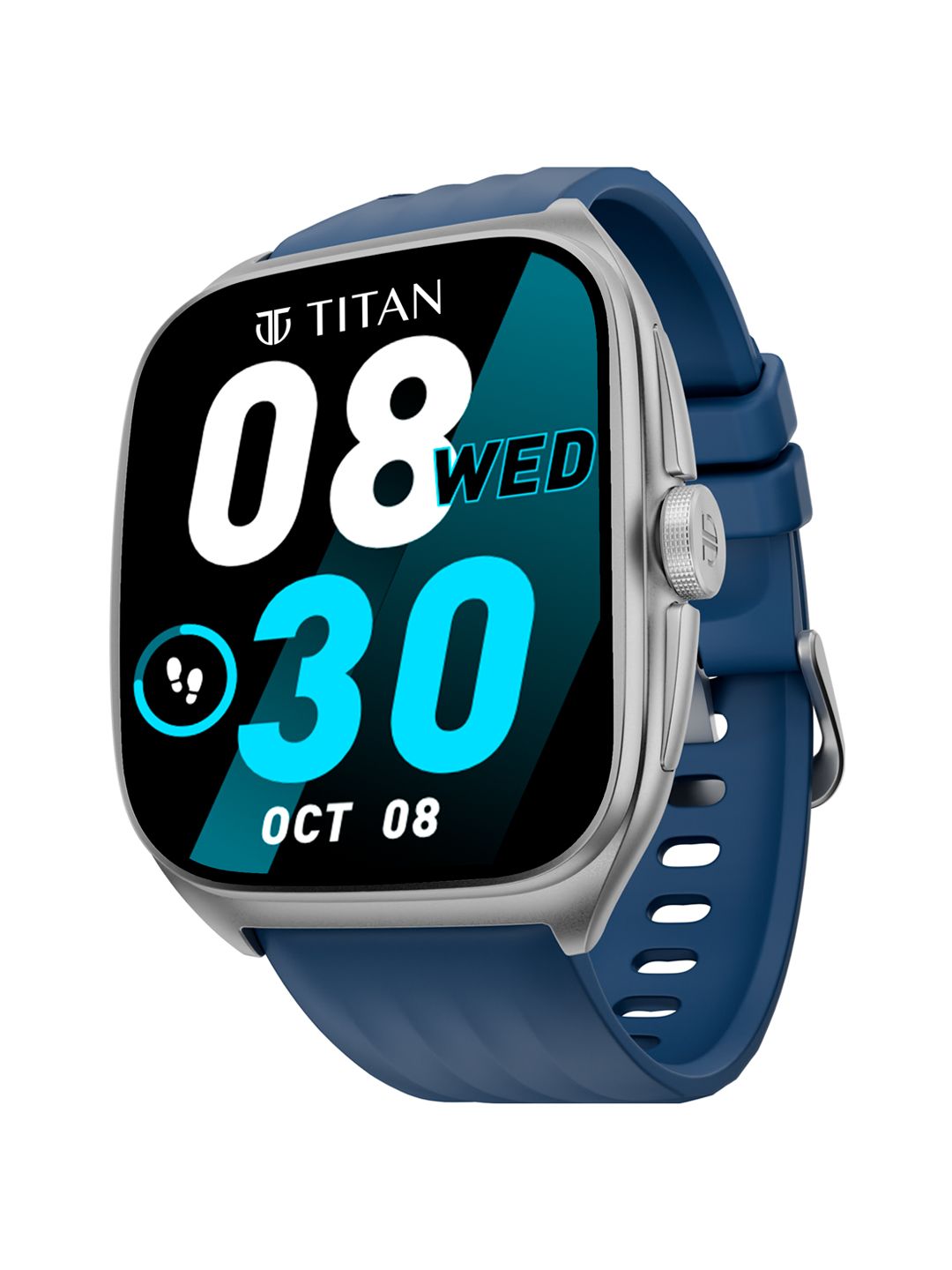 Titan Evolution 1.85 Curved AMOLED Display Working Crown BT Calling IP68 Smart Watch-image-10