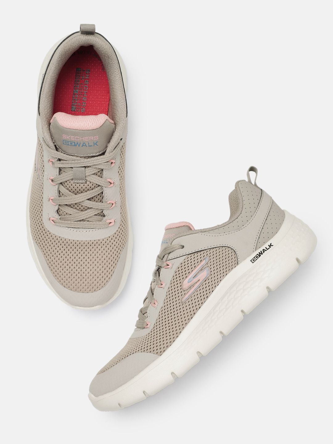Skechers Women GO WALK FLEX Walking Non-Marking Shoes-image-16
