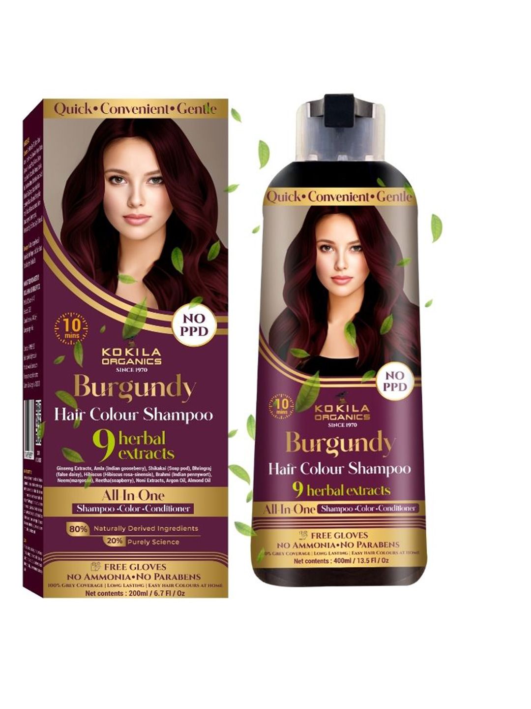 KOKILA  Hair Colour Shampoo- 200ml-picture-45