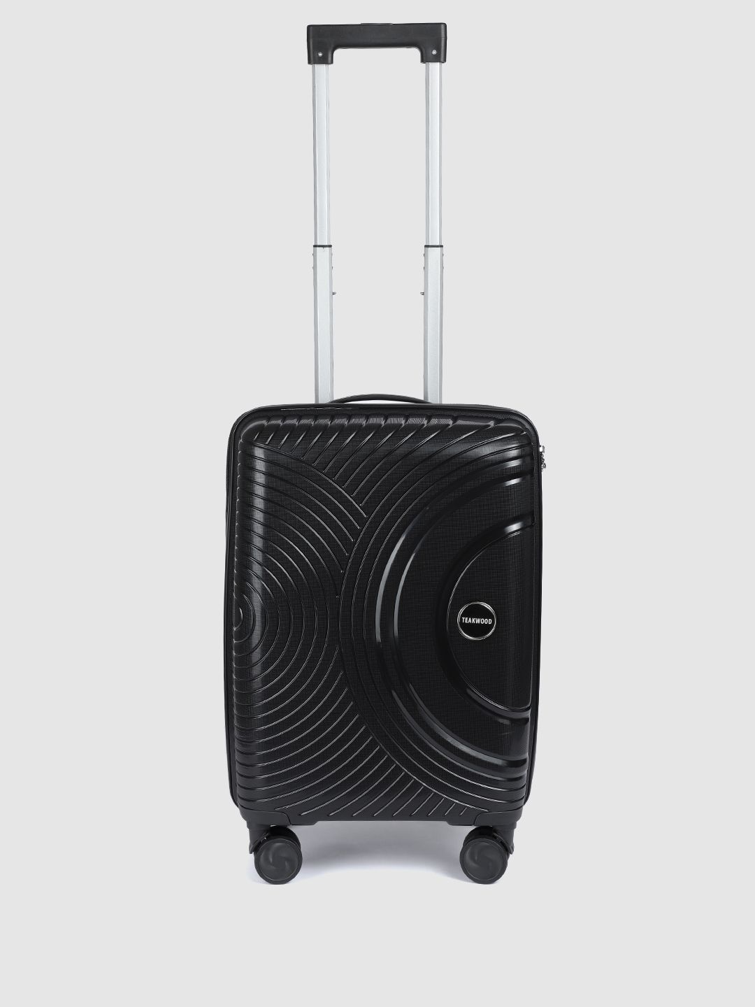 Teakwood Leathers Halfmoon Textured 360-Degree Rotation Hard Cabin-Sized Trolley Bag 38L-image-27