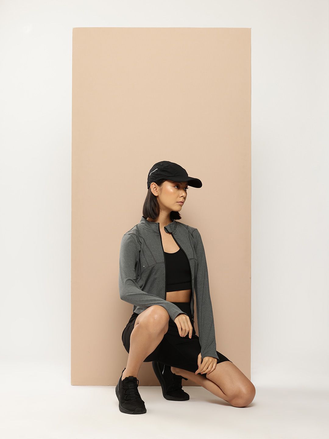 Alcis Mock Collar Sporty Jacket
