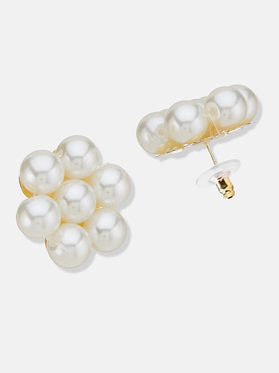ATIBELLE Gold-Plated Stones-Studded & Beaded Jewellery Set