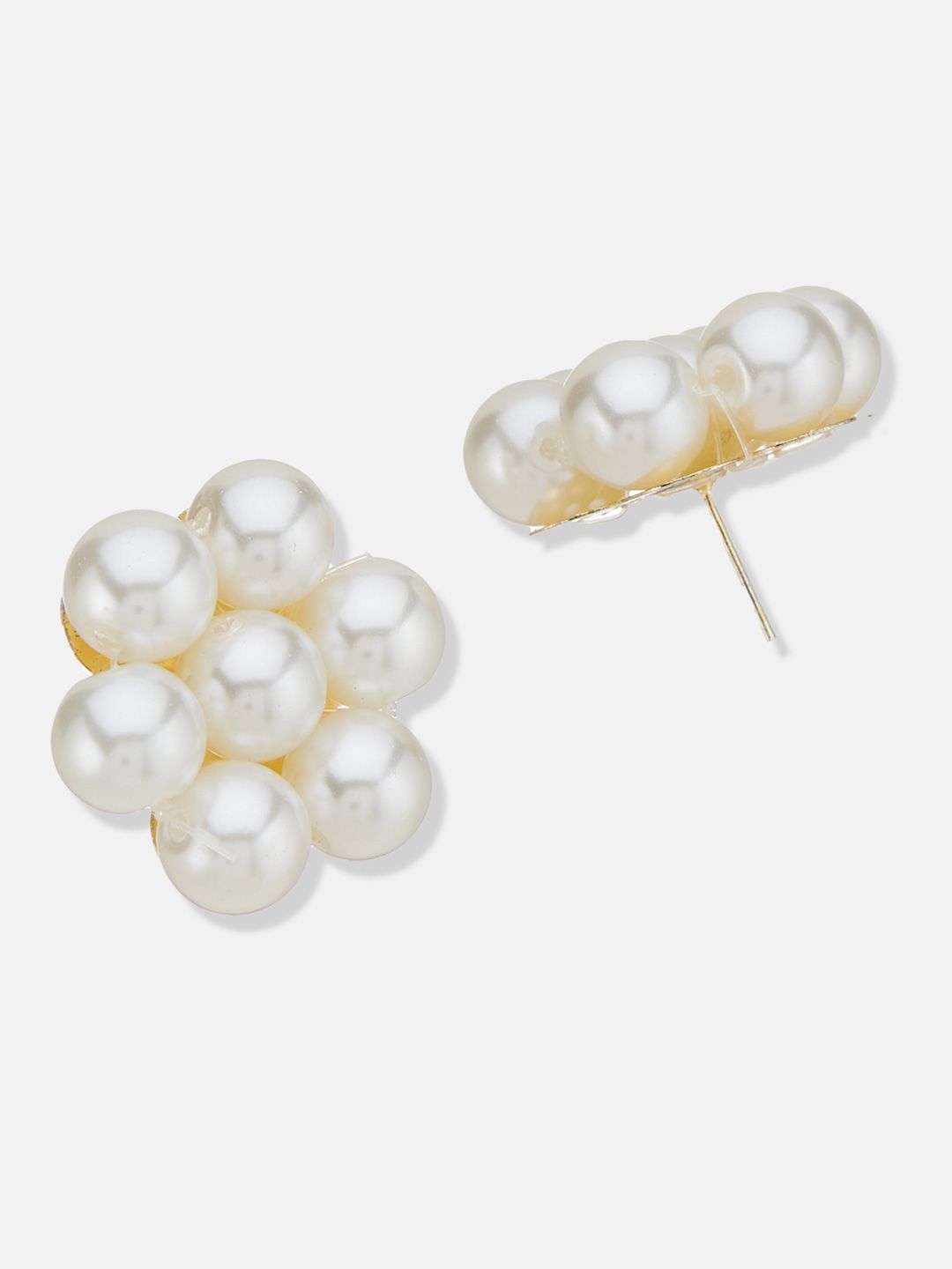ATIBELLE Gold-Plated Stones-Studded & Beaded Jewellery Set