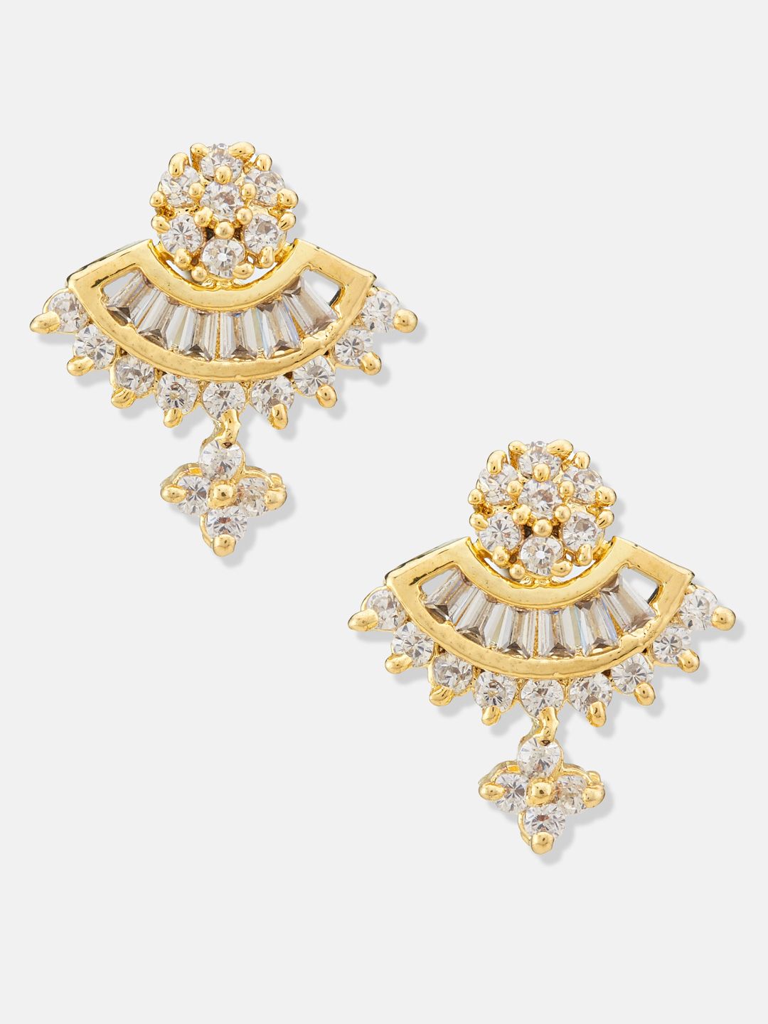 ATIBELLE Gold Plated Artificial Stones and Beads Mangalsutra