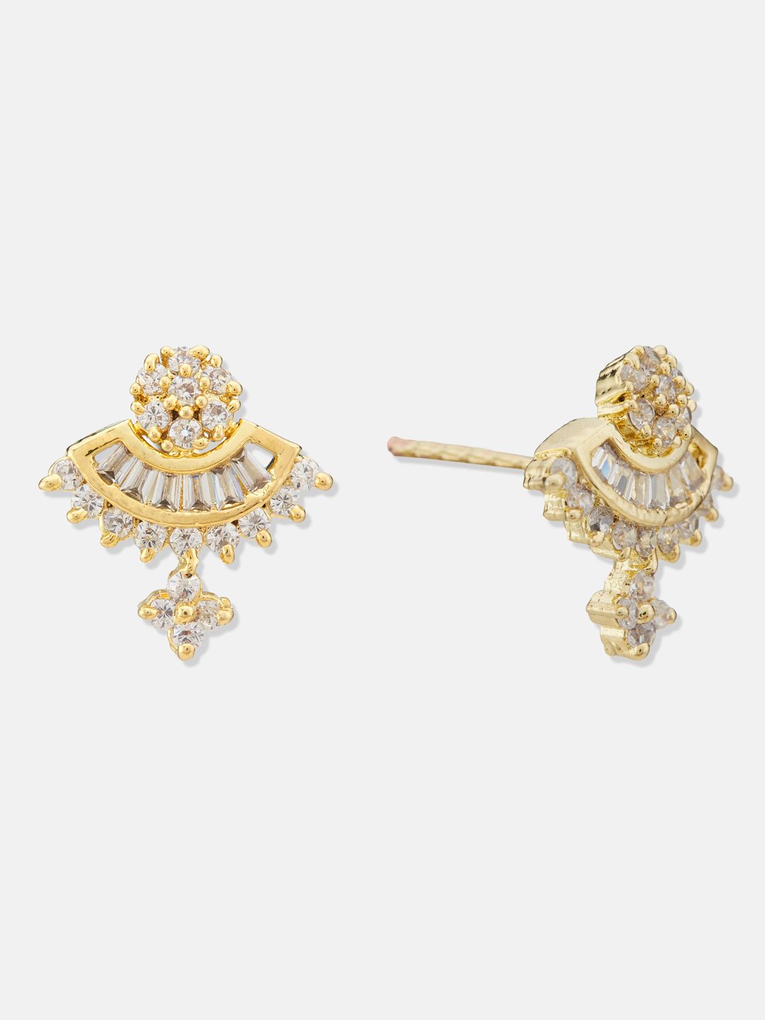 ATIBELLE Gold Plated Artificial Stones and Beads Mangalsutra