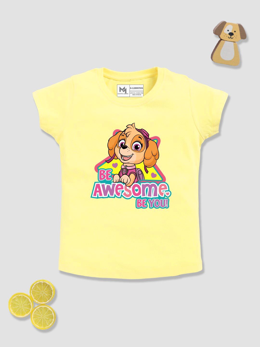 YK X Minute Mirth Infants Girls Paw Patrol Printed Pure Cotton T-shirt-image-31