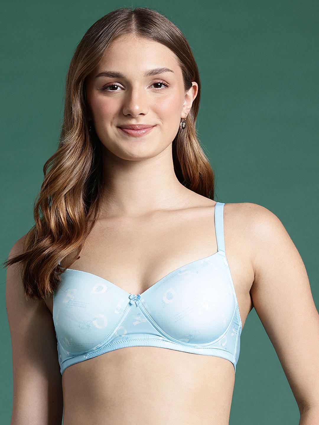 DressBerry Typography Full Coverage Lightly Padded Bra