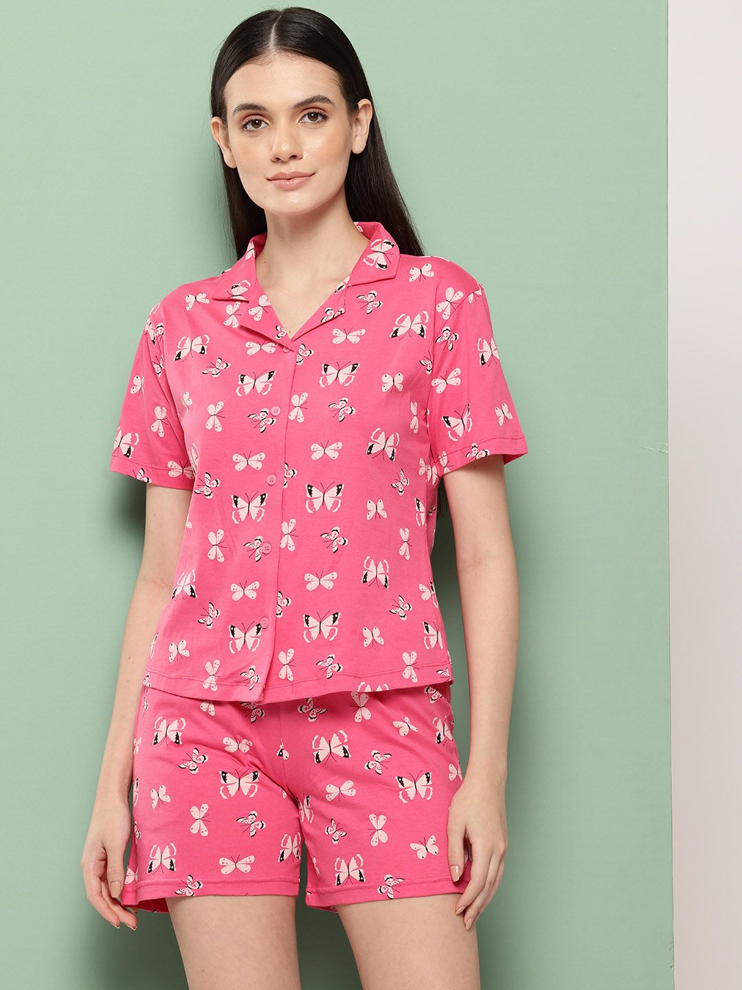 Leading Lady Floral Printed Night suit-picture-20