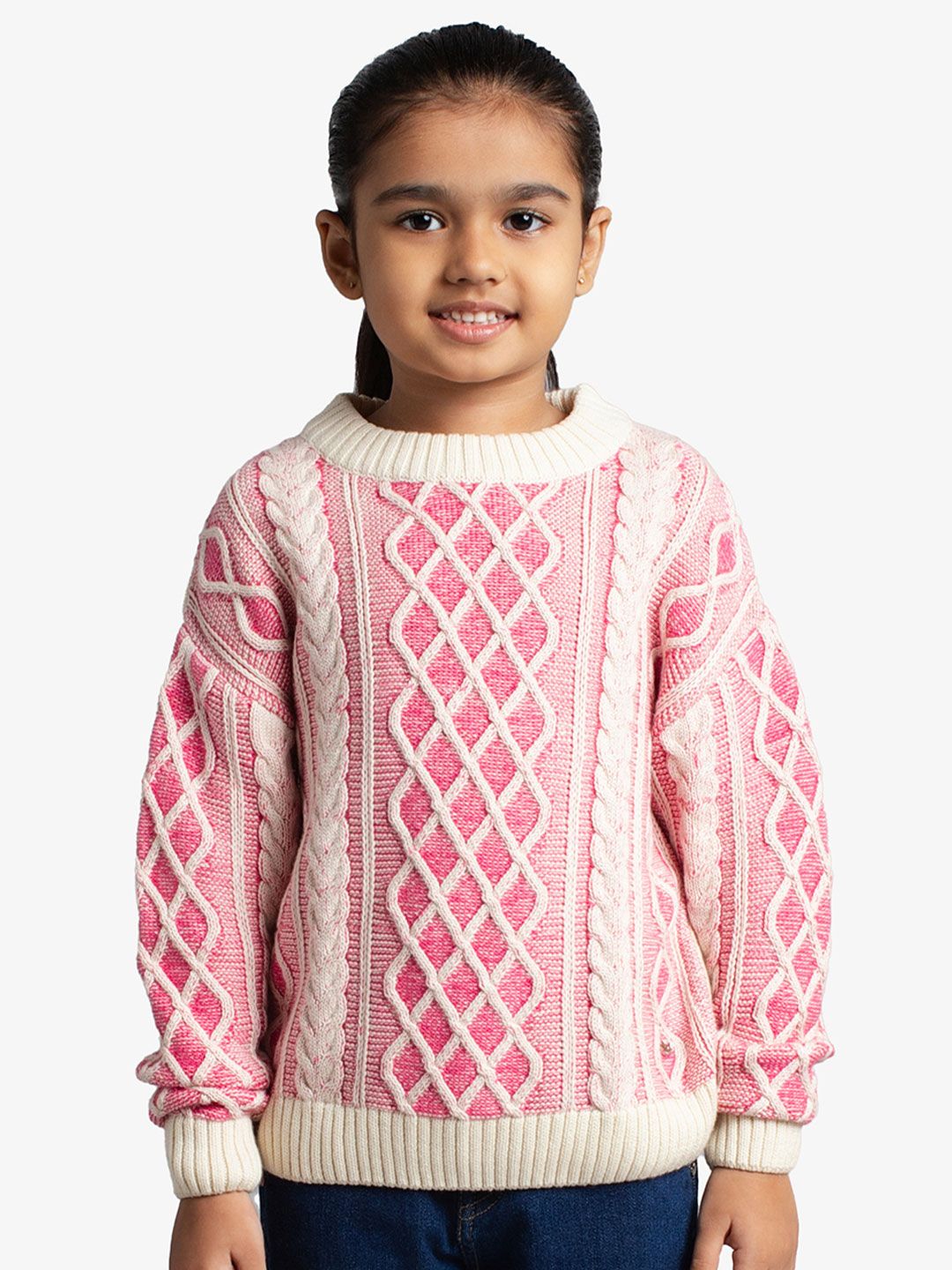 Ed-a-Mamma Girls Cable Knit Pullover-picture-22