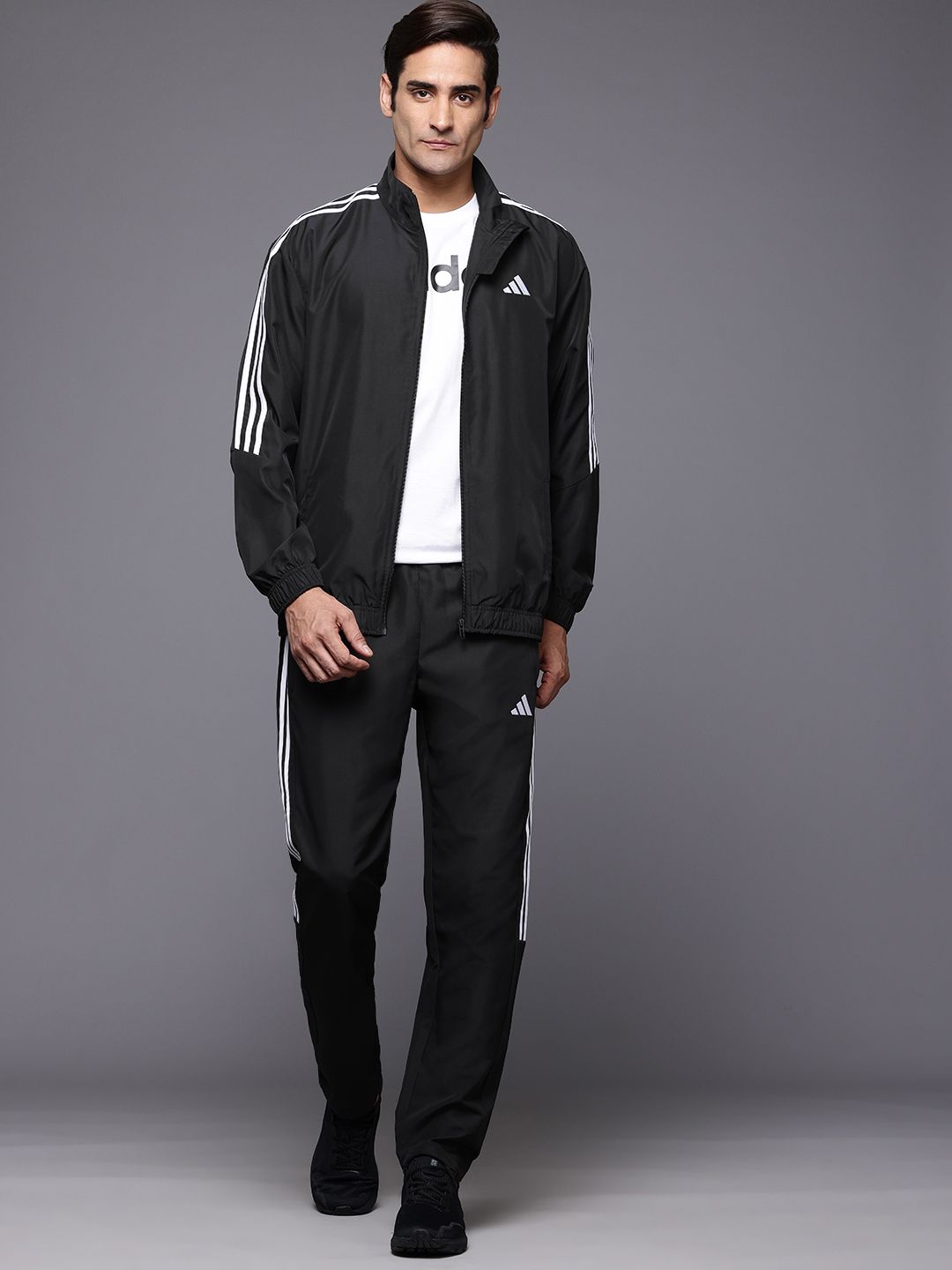 ADIDAS Men 3 Striped Woven Track Suit